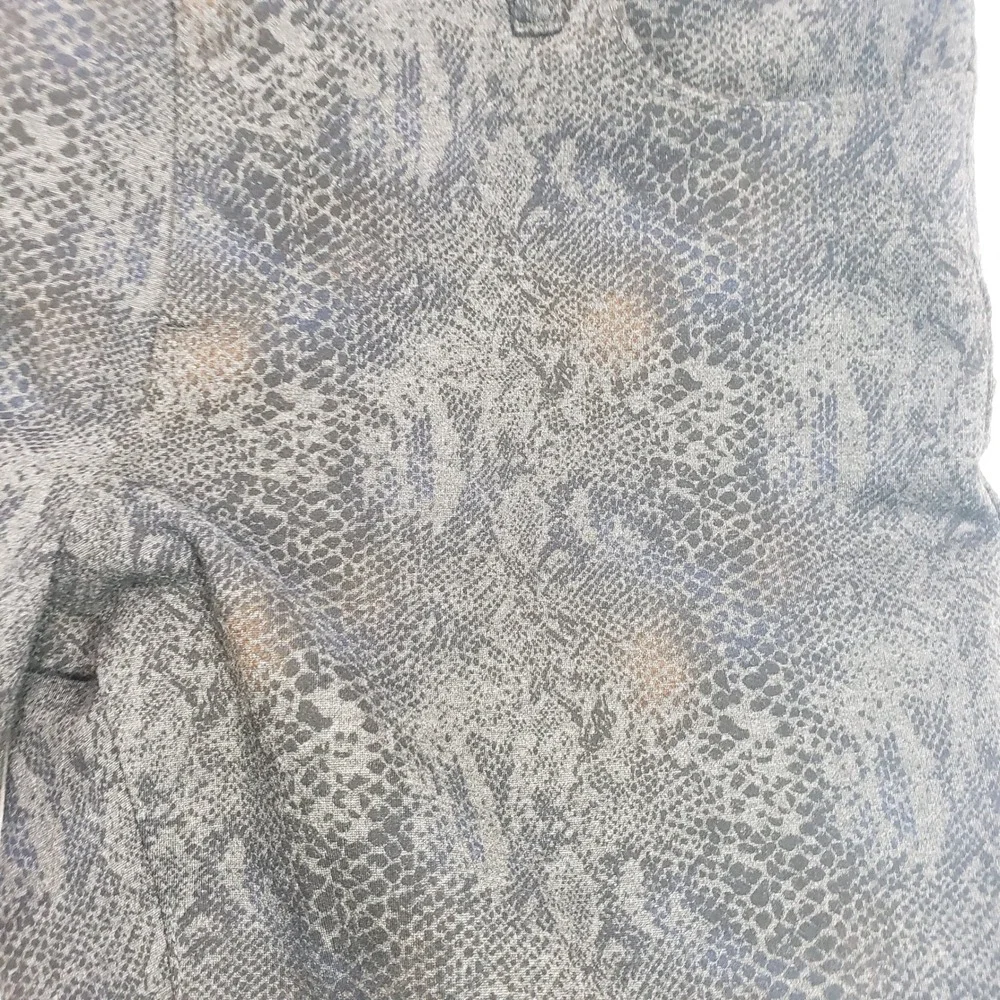 KUT from the Kloth Women Snakeskin Print Pants Size 12 Black Grey KP438MA4 - Picture 11 of 13